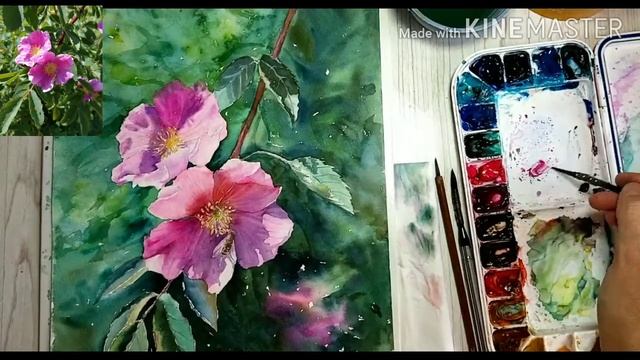 Рисуем шиповник 5 часть смотреть онлайн