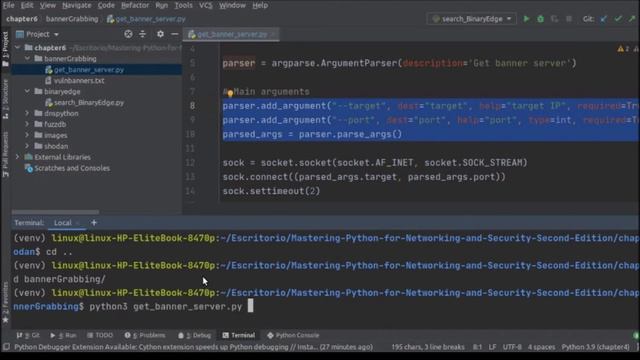 Mastering Python for Networking and Security - Second Edition |6. Gathering Information from Server смотреть онлайн