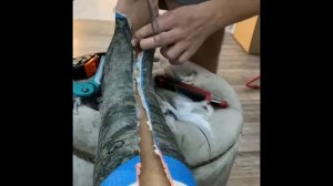 Как снять пластиковый гипс (скотчкаст scotchcast)