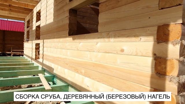 Красивый дом из бруса для ПМЖ с балконом и террасой | Дом 8х9 из профилированного бруса смотреть онлайн