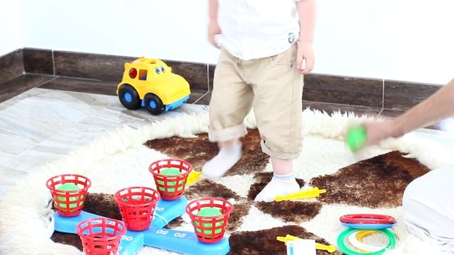 Игровой набор.Алекс бросает шарики в корзинку.Развивающая игрушка, Educational Toys
