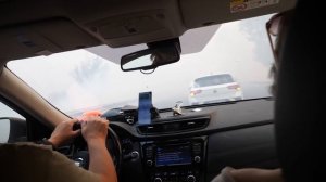 VLOG Мы ужасно испугались. Горит лес, а мы едем мимо