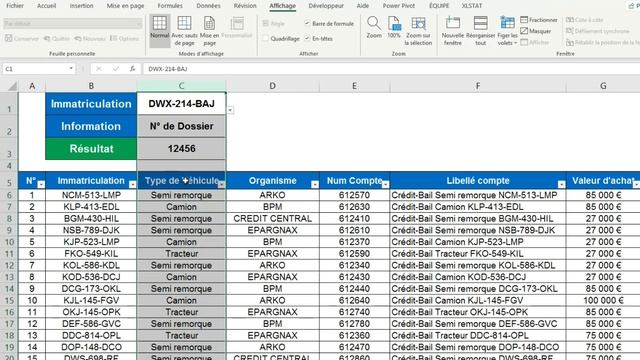 EXCEL - FIGER LES VOLETS POUR VERROUILLER DES LIGNES ET DES COLONNES (Figer des lignes et colonnes) смотреть онлайн