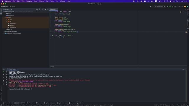 PyCharm ● Python－Flask ▶ Adding User Page смотреть онлайн