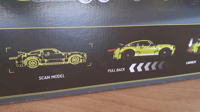 LEGO 42138 TECHNIC Ford Mustang Shelby GT500 Original Retail Box Back Side смотреть онлайн