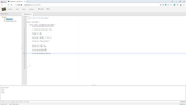 JavaLang 017 var Boolean 2 смотреть онлайн