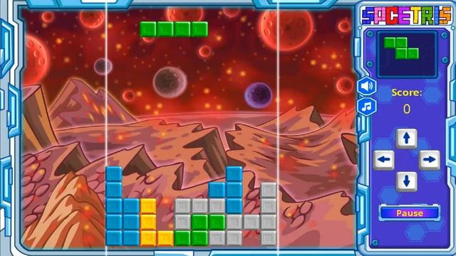 SPACETRIS SPACE TRIS ONLINE TETRIS CLONE FROM GAMES GR смотреть онлайн