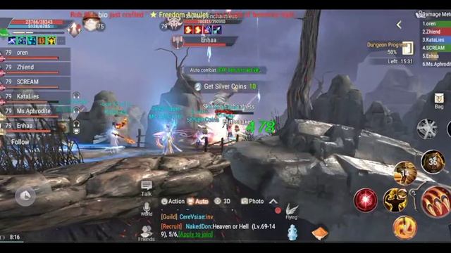 Perfect World Mobile - Netherworld Dungeon Trick (Cultivation Quest) смотреть онлайн