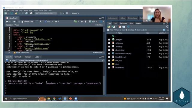 Building Websites in R with Distill смотреть онлайн