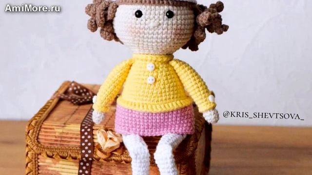 Амигуруми: схема Кукла. Игрушки вязаные крючком - Free crochet patterns. смотреть онлайн