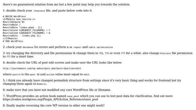 Wordpress: Unable to modify(update) posts - Page not found (4 Solutions!!) смотреть онлайн