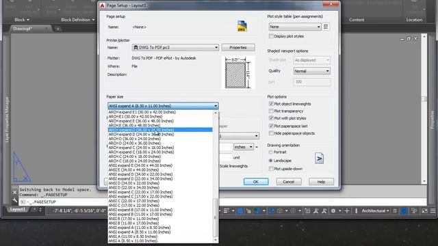 Intro to AutoCAD 2015 - 16 - Paper Space смотреть онлайн