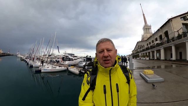 Морской порт Сочи 2020. Яхты - цены на прогулку. Теплоход Дагомыс. смотреть онлайн