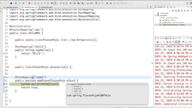 15. Project Ref.3 - Custom Places #RESTFul #POST API using #SPRING #MVC смотреть онлайн