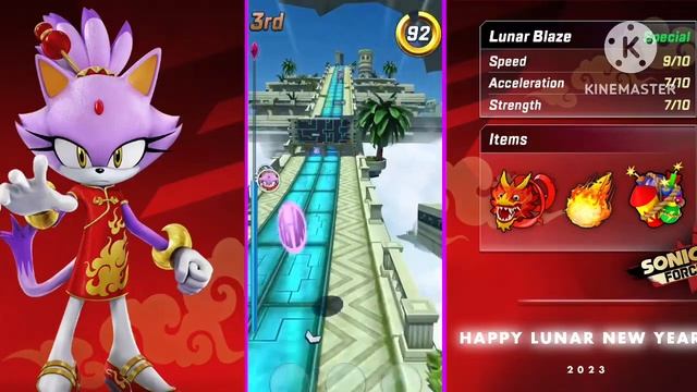 Lunar blaze gameplay - sonic forces speed battle смотреть онлайн