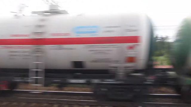 Электровоз ВЛ11.8-736Б\756 с грузовым поездом станция Бекасово-1 3.08.2017 смотреть онлайн