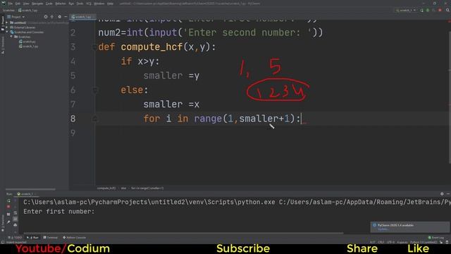 Python Full Course |Find HCF or GCD | Day 49 смотреть онлайн