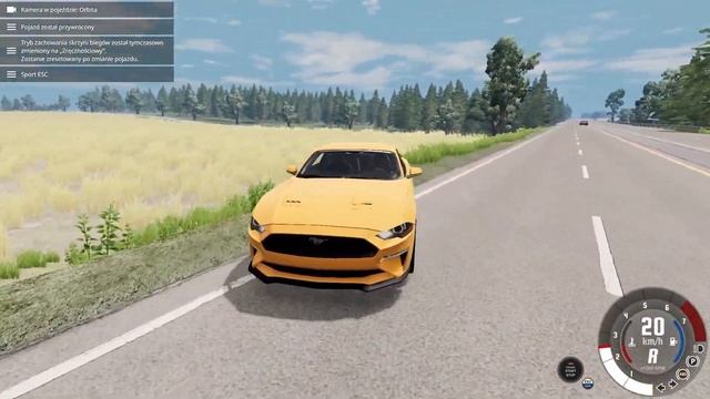 FORD MUSTANG GT W PRAWDZIWYM RUCHU ULICZNYM w BEAMNG.DRIVE "TEGO MOŻNA BYŁO UNIKNĄĆ" #185 смотреть онлайн
