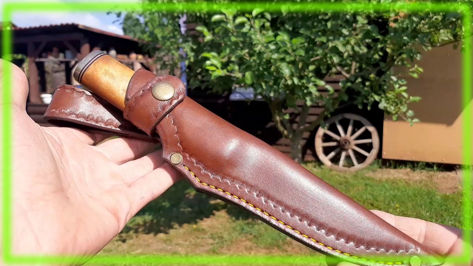 Ножны с застежкой для не Якутского ножа Подробное видео смотреть онлайн