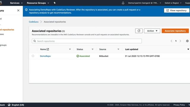 Amazon CodeGuru Reviewer and Bitbucket Cloud - How to setup, how it works смотреть онлайн