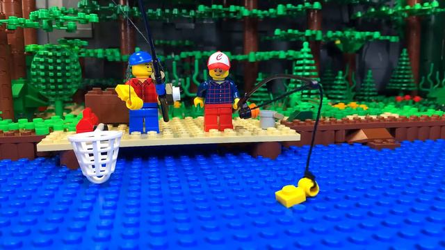 LEGO Extreme Fishing 🐙 LEGO Stop Motion Animation 🔴 смотреть онлайн
