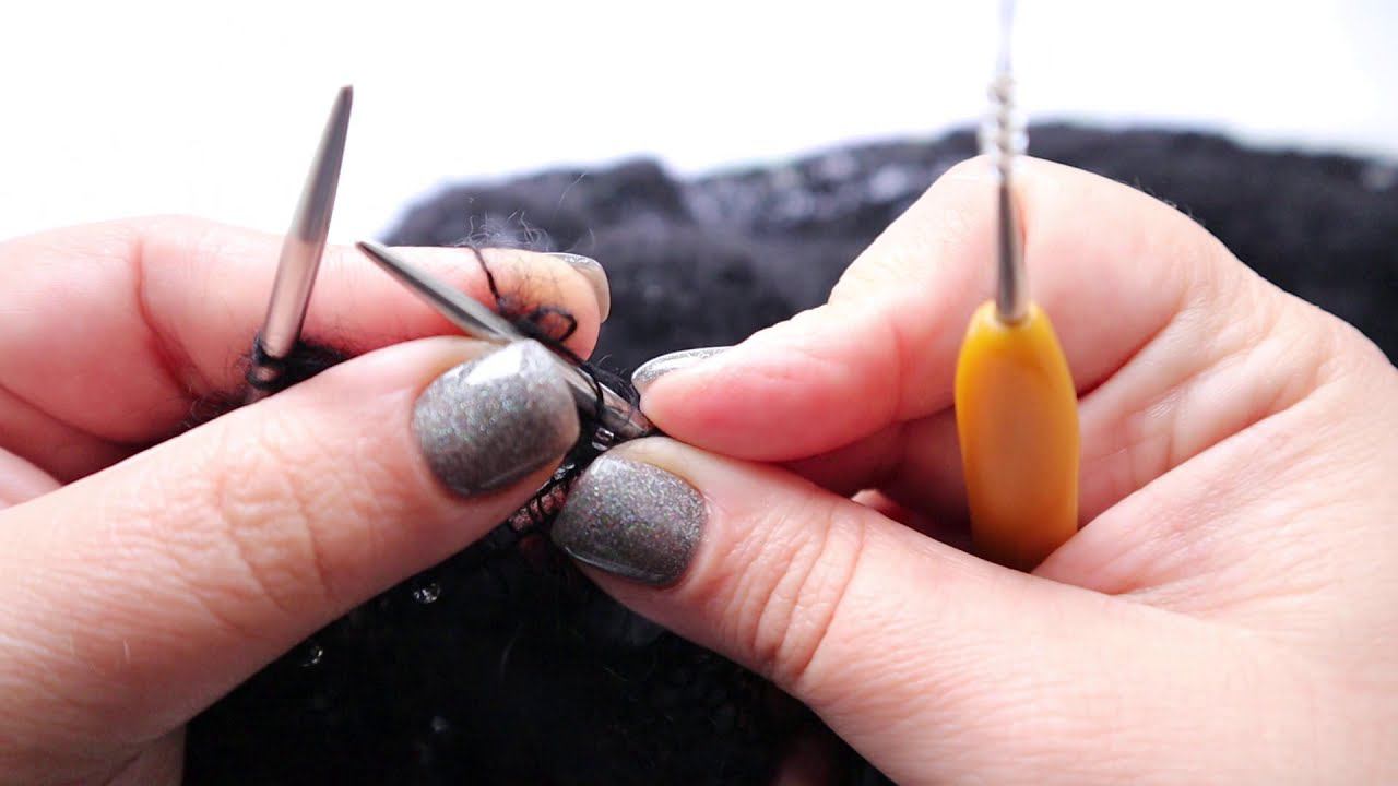 Как ввязываться бисер в шали