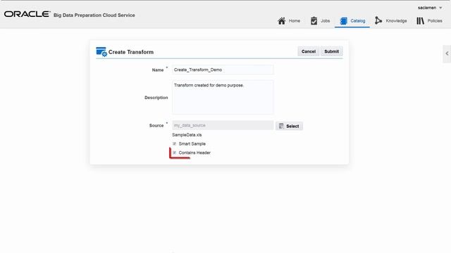 Oracle Big Data Preparation Cloud Service: Creating a Transform смотреть онлайн