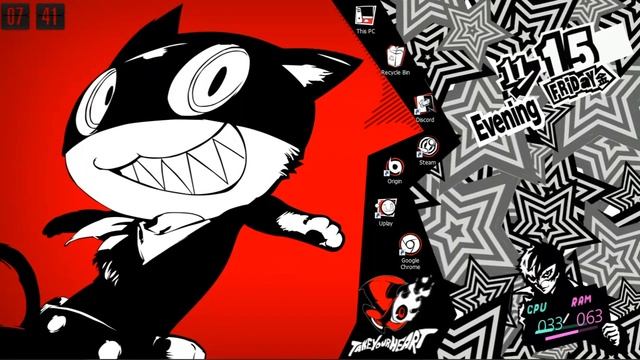 wallpaper live persona 5(wallpaper engine and rainmeter) смотреть онлайн