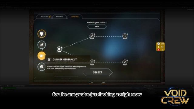 Void Crew CBT Feedback Update - Gene Tree UI смотреть онлайн