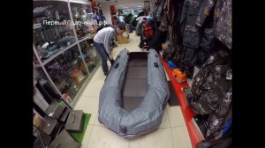 Сборка недорогой моторной лодки из ПВХ ткани Лоцман М 290 ЖС