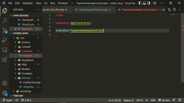 Laravel E-commerce: [24] Contracts & Payment Gateways смотреть онлайн