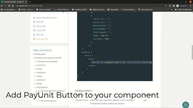 Payment Aggregator: How to Integrate PayUnit JavaScript SDK in React application смотреть онлайн
