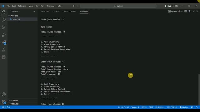 Python Projects | Bike Rental Management Project in Python | Project in Python смотреть онлайн