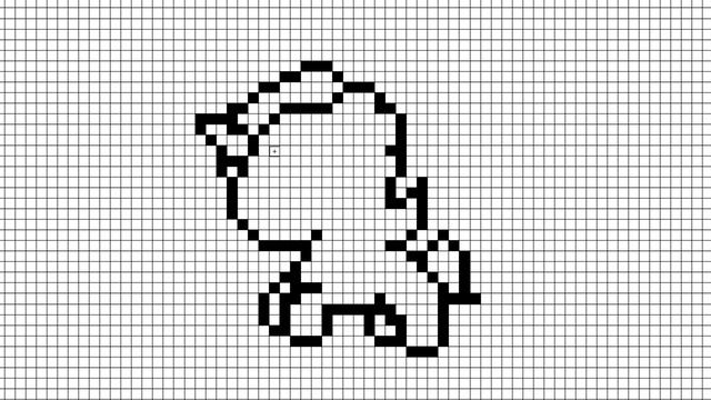 Рисуем Радужного Единорога По Клеточкам #pixelart | Rainbow Unicorn смотреть онлайн