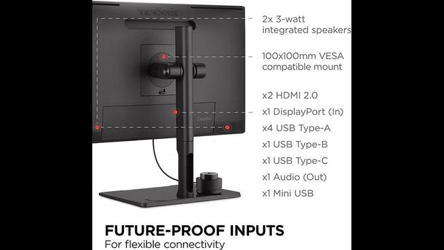 ViewSonic VP2786-4K 27 Inch Premium IPS 4K USB C Monitor with Integrated Color Wheel смотреть онлайн