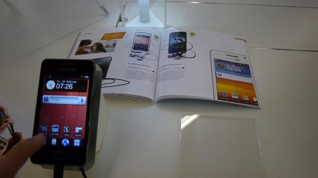 Samsung Galaxy S Wifi 3.6 Media Player im Hands On смотреть онлайн