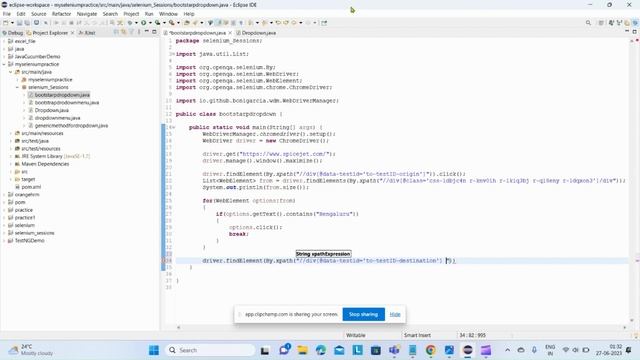 BootStrap Drop-Down using Selenium WebDriver смотреть онлайн