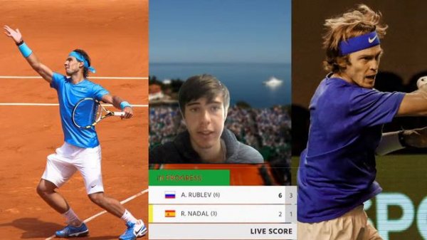 Rafa Nadal Vs Rublev Monte Carlo Masters 1000
