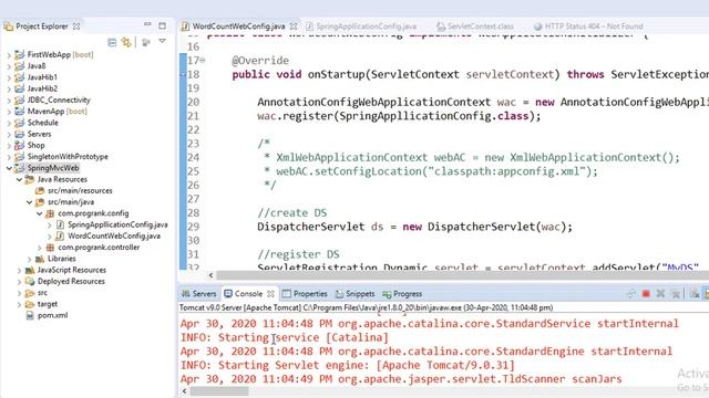 Spring MVC Project Series [Hindi] | DispatcherServlet Java Based Configuration | ServletContext | # смотреть онлайн