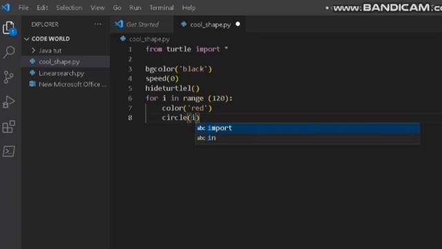 Python program to print amazing pattern using turtle ? #codeworld #program #programming #python #ne смотреть онлайн