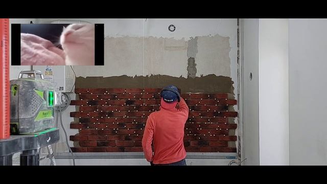 Фартук для кухни из декоративного кирпича ?? смотреть онлайн