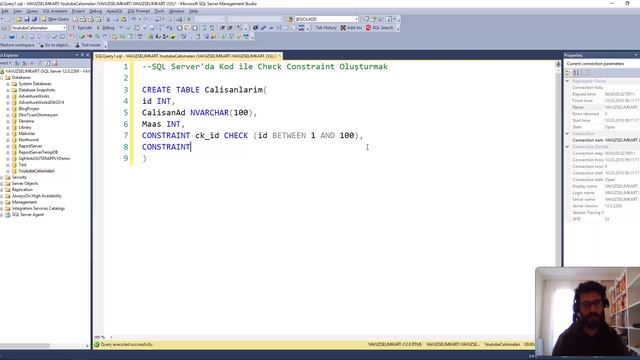 SQL Server'da Kod ile Check Constraint Oluşturmak смотреть онлайн