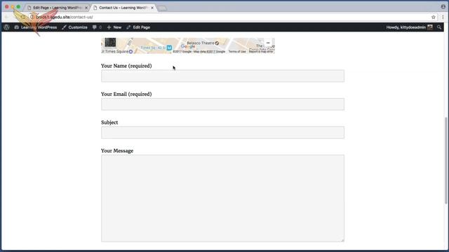 Wordpress For Beginners || Part-18 Contact Page || Contact Us Page смотреть онлайн