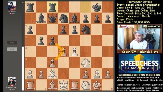 Lakas at BilisTalaga! Di parin kinaya! | Nakamura vs So Speed Chess 2021 Finals смотреть онлайн