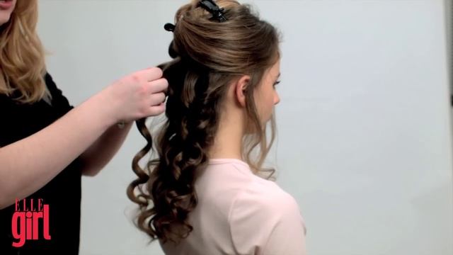 Beauty-уроки ELLE girl: как сделать локоны на выпускной смотреть онлайн