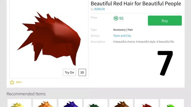TOP 10 BEST Beautiful Hairs In ROBLOX | Roblox смотреть онлайн