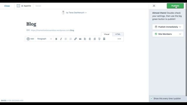 Appetite WordPress Theme - Setting Up Front Page and Blog Page (WordPress.com) смотреть онлайн