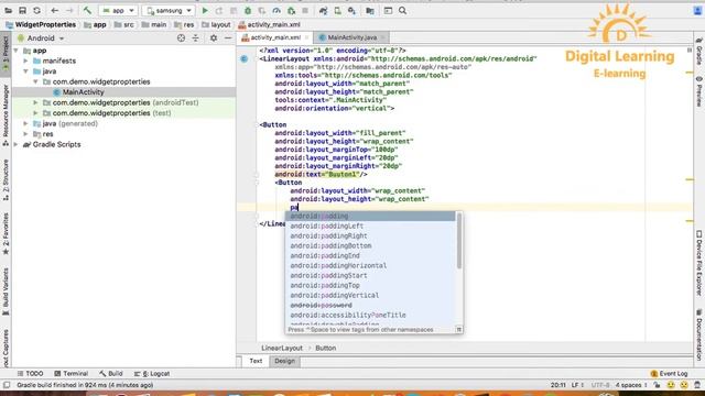 12 Android Margin, Padding, Gravity and Weight | Online Training Download app from below link смотреть онлайн