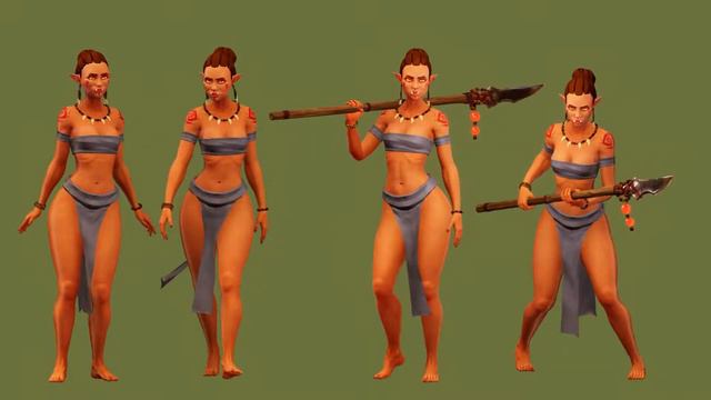 Orc Female Animation смотреть онлайн