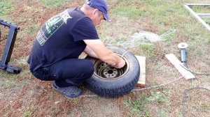 Установка цепей на жигулевские колеса для мотоблока